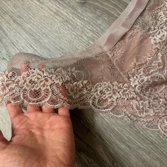 Source Unknown Pink Lace Trim Panties M - Picture 4 of 5